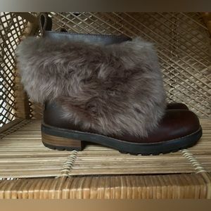UGG Pure Otelia Fur Ankle Boots